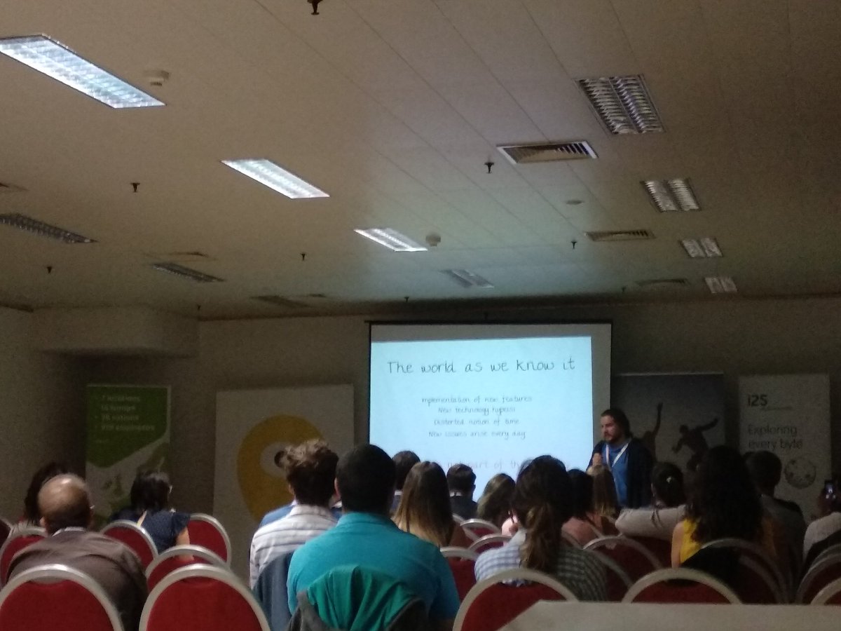 2018Ptm's tweet photo. It is the time of Renato Rodrigues talk about Security on PTM Conf 2018. @simps0n https://t.co/TBA9seeP6z