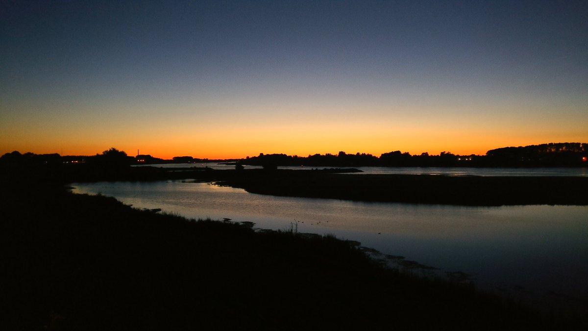 bosw8erthijmen's tweet photo. Je hebt van die avonden en dan zit alles mee. Leuke mensen mee op safari, een paar bevers spelend voor de kano en een reegeit met kalf dat komt drinken naast een bever. Vergeet ik bijna die mooie zonsondergang nog. #beversafari #millingerwaard #staatsbosbeheer https://t.co/Umh2mtuNFu
