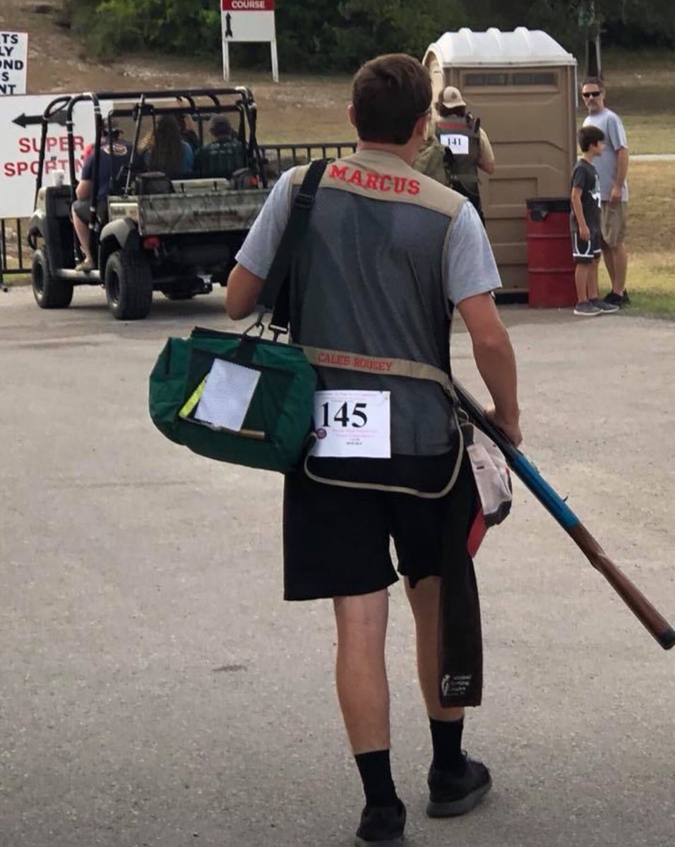 MarcusClayTT's tweet photo. Breaking some clays today at the YESS Nationals in San Antonio!  Good luck Athletes! https://t.co/ejpycoK6El