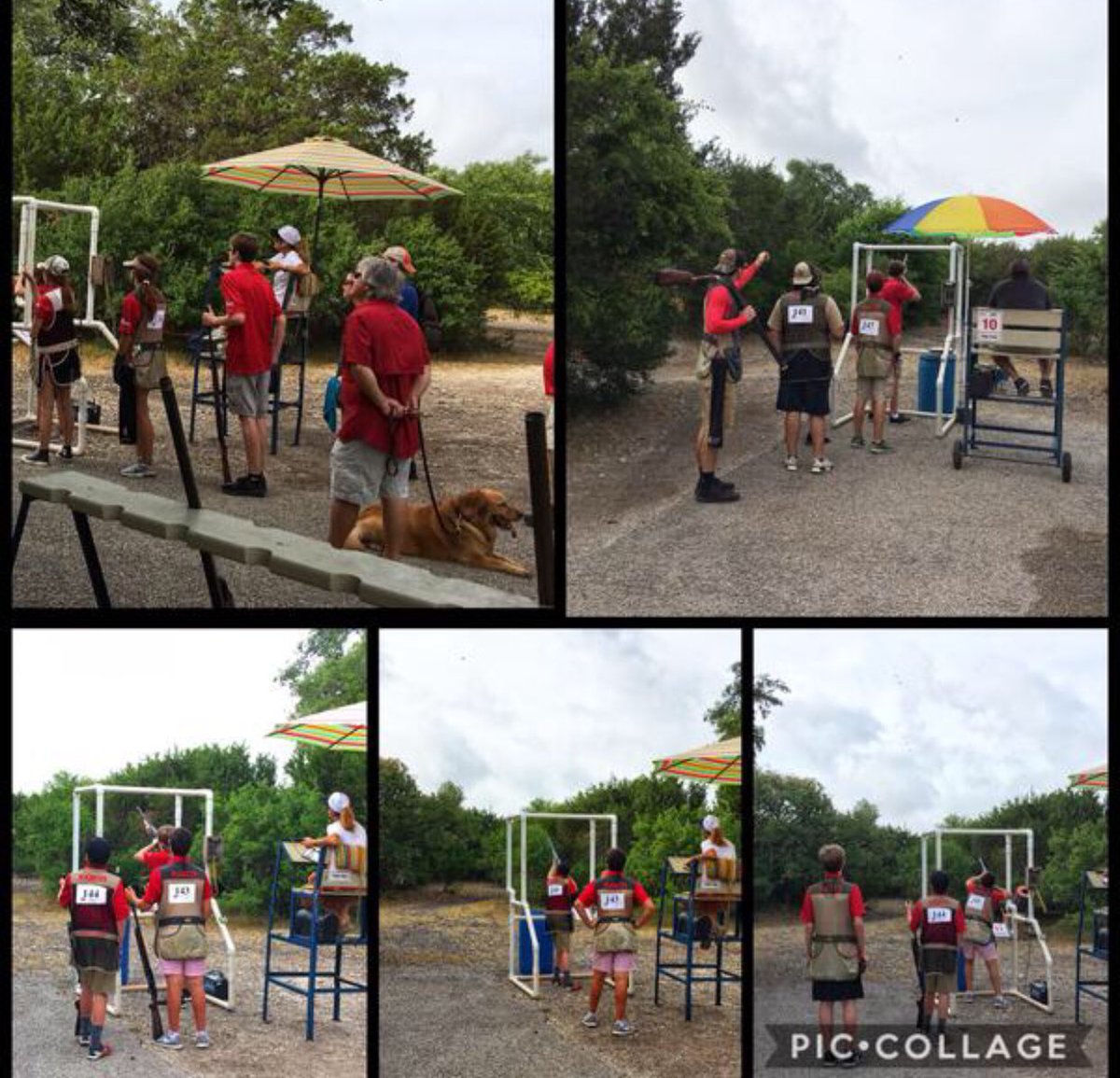MarcusClayTT's tweet photo. Breaking some clays today at the YESS Nationals in San Antonio!  Good luck Athletes! https://t.co/ejpycoK6El