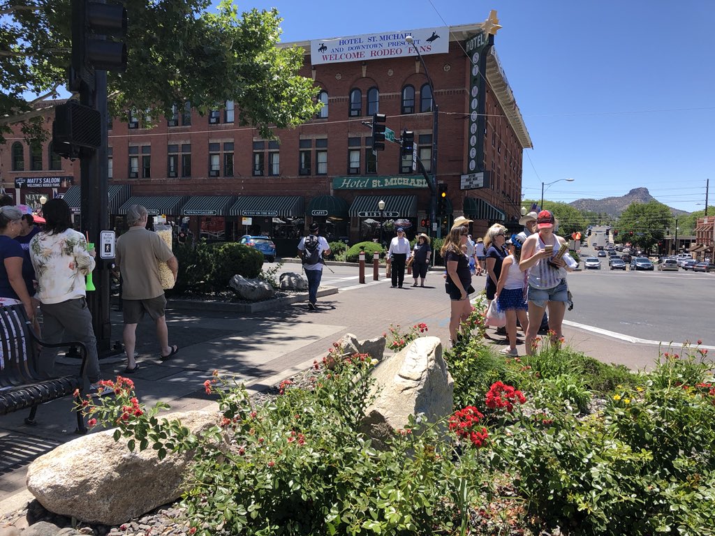 Arizona’s #July4 party! #DowntownPrescott is where it’s at this weekend 💙🇺🇸 #FrontierDays #WorldsOldestRodeo #PrescottAZ