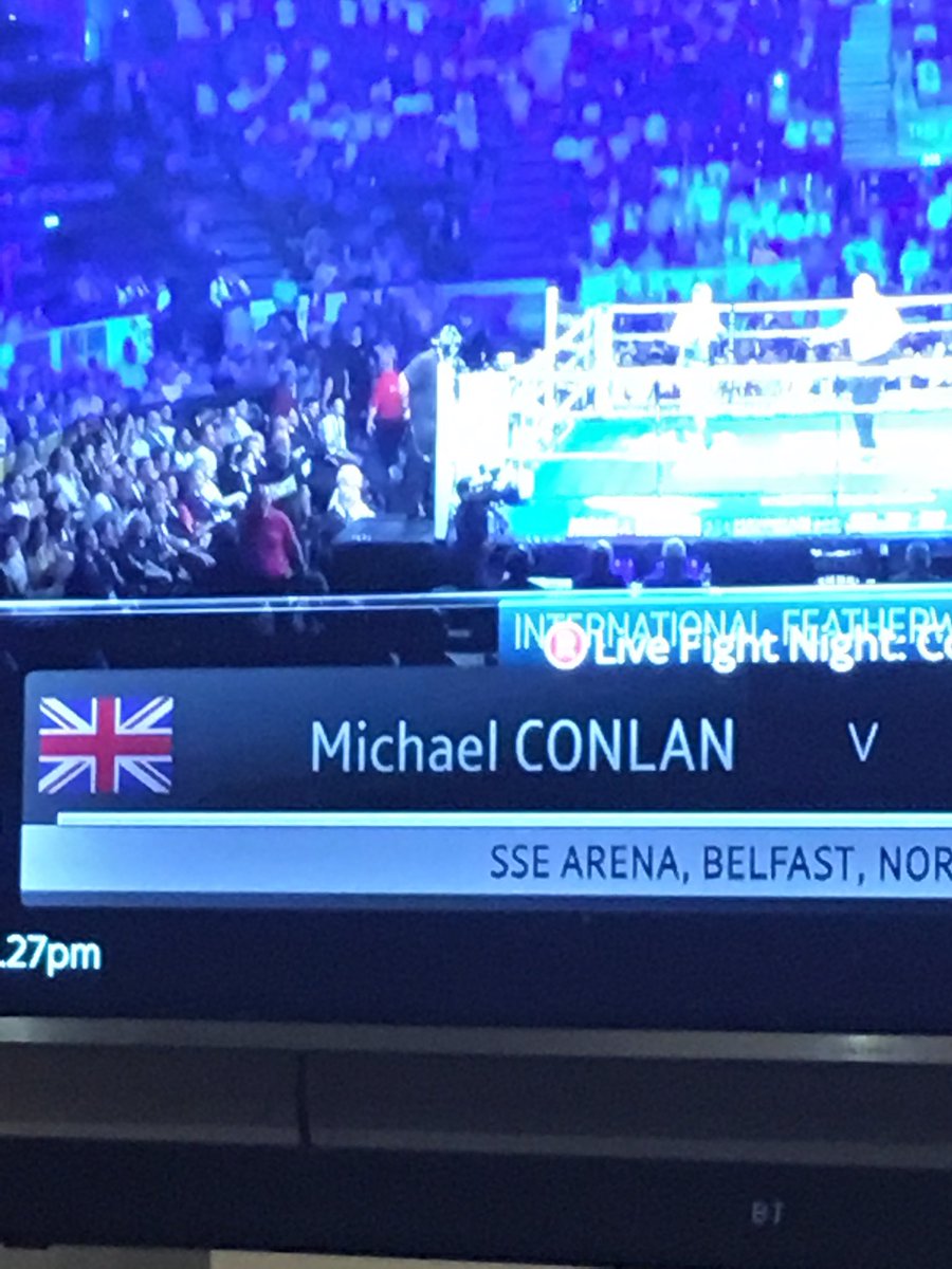 sean_donaghy's tweet photo. ⁦@btsport⁩ sort it out. Michael Conlan is irish https://t.co/RksAlPMtbj