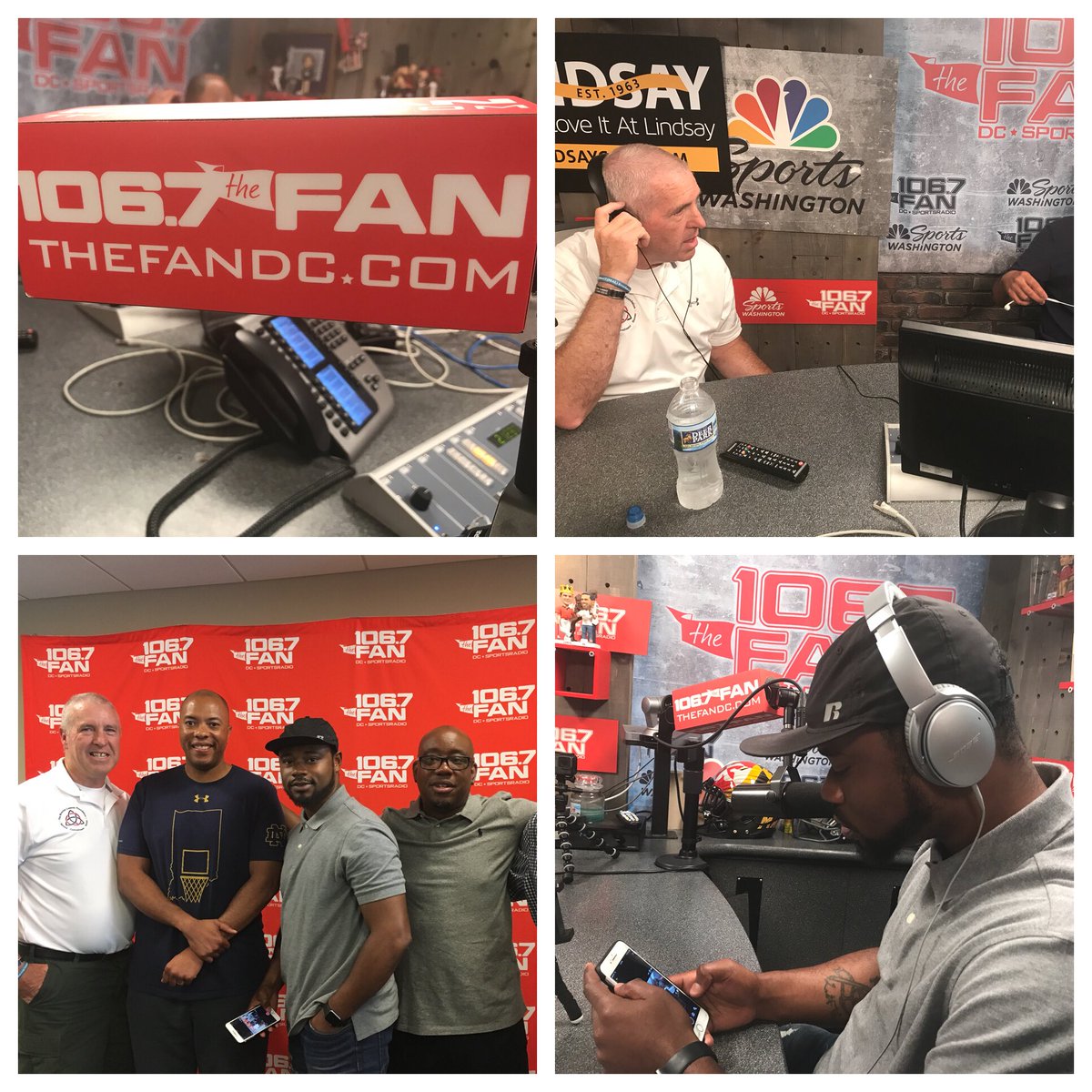 HonorMan_Looney's tweet photo. Behind The Scenes @106.7TheFan Thx ⁦@TravisThomasExp⁩ for this opportunity Gr8 listening to Kevin Looney talk about the ⁦@B_LFoundation⁩ ⁦@navymlax⁩ ⁦@DeMathaFootball⁩ &amp; “BrendanTheMovie” Thx ⁦@ARTLIFESTUDIO10⁩ &amp; ⁦@FusionJones01⁩ https://t.co/UMaUl9mRwg