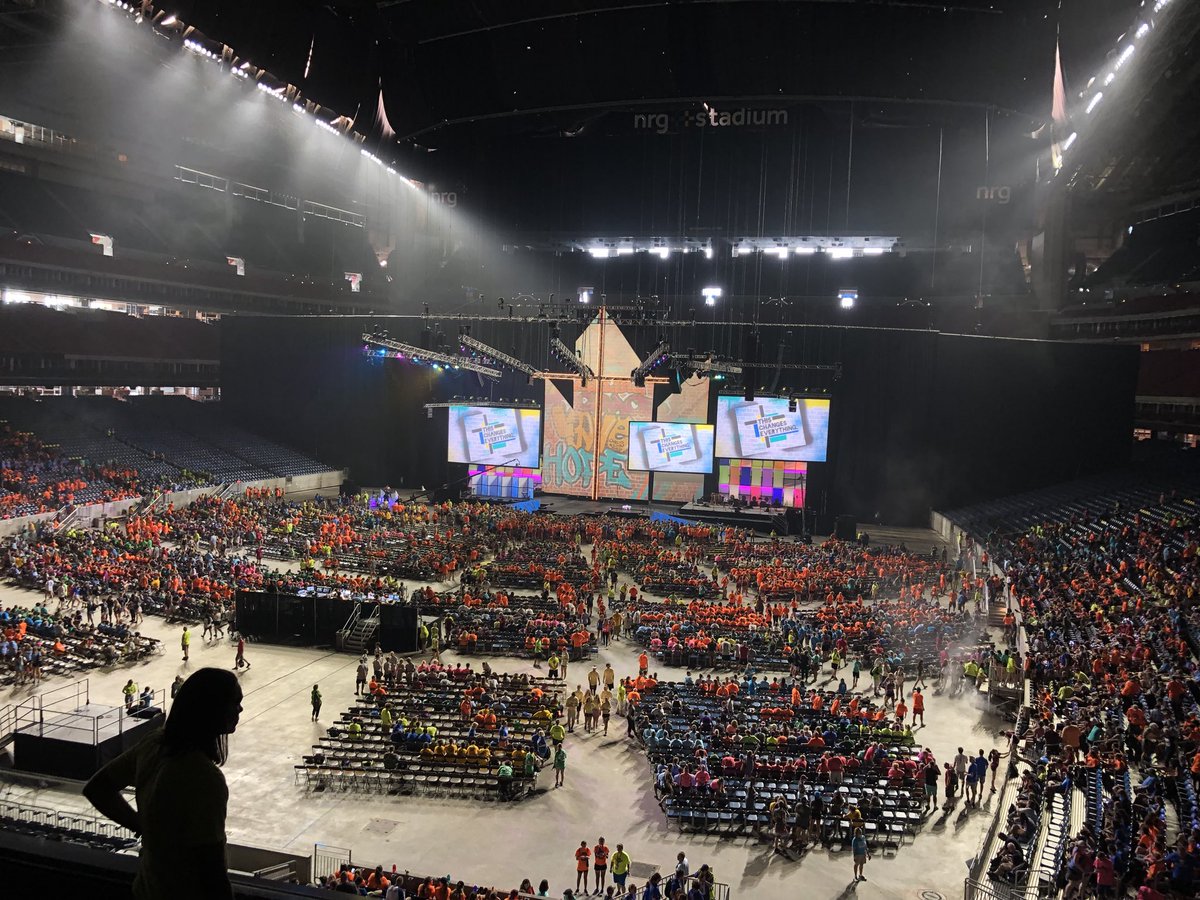 KogDallasYouth's tweet photo. Our view for the evening. Sweet. #ELCAYG2018 https://t.co/LSeNDz2u2q