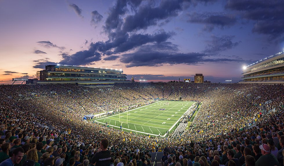 Best CFB Stadium - Round 1 

RT - Ohio St
LIKE - Notre Dame