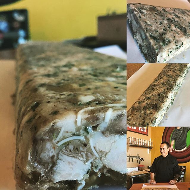 EurHaus's tweet photo. Head cheese from our friends at @pnp_provisions OMG!if you have not been...go now! #headcheese #fromscratch #pig #gourmet #foodie https://t.co/tccbjCduGU https://t.co/3Vj97zFnyi