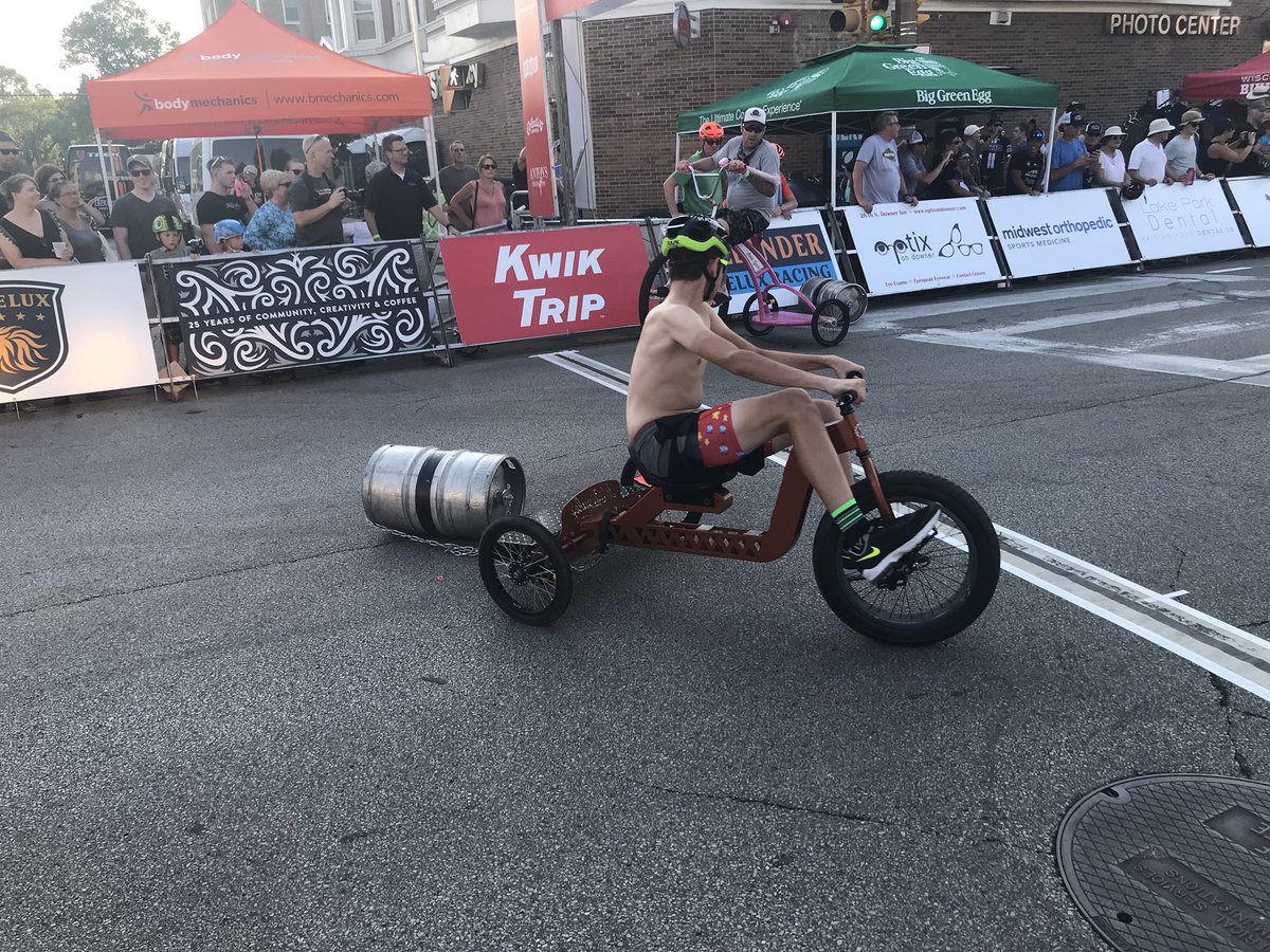 TOADCyclingRace's tweet image. Trikes of all sizes and shapes.  @BensCycleMKE #ToAD2018 #downerclassic #iscorp #ottowenz