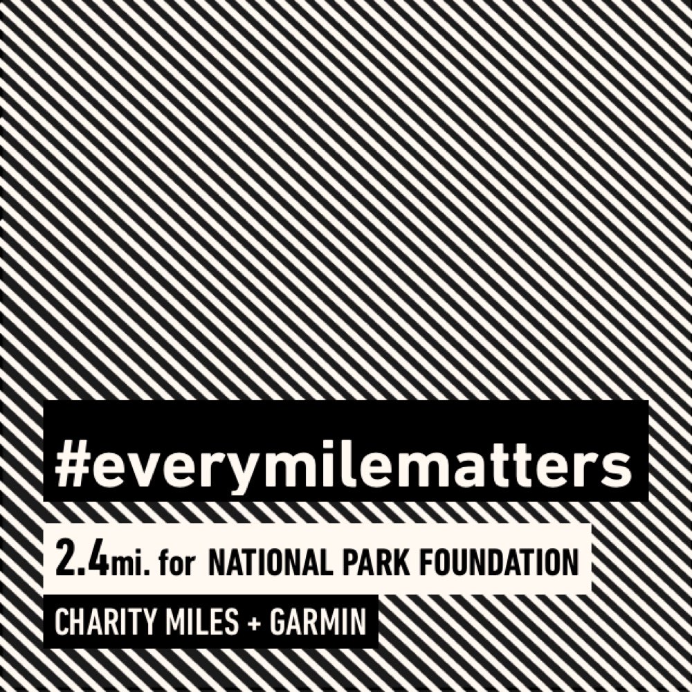 arw11991's tweet photo. 2.4 @CharityMiles for @goparks. Thx @Garmin for sponsoring me. #BeatYesterday https://t.co/K6K1aGgDBP https://t.co/5uOZgC1gsJ