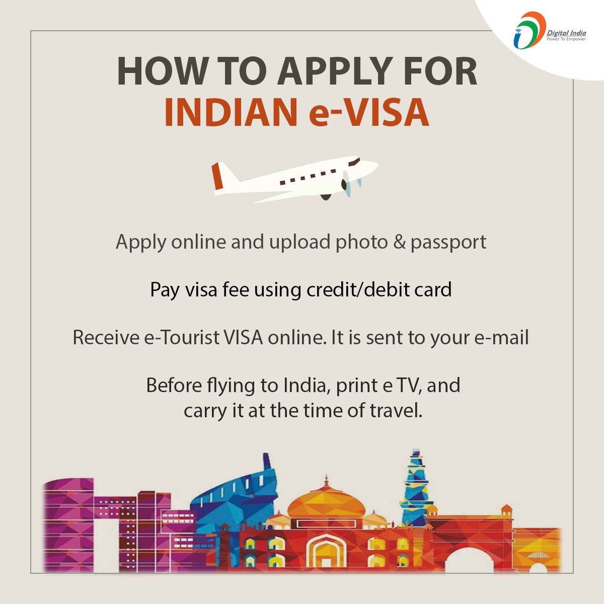 TajVoyages's tweet image. #DigitalEssentials | With the help of unique digital initiatives #eVisaApplication process is now easy &amp;amp; quick. 

For more information, visit : indianvisaonline.gov.in/evisa/tvoa.html

#DigitalIndia #eVisaService