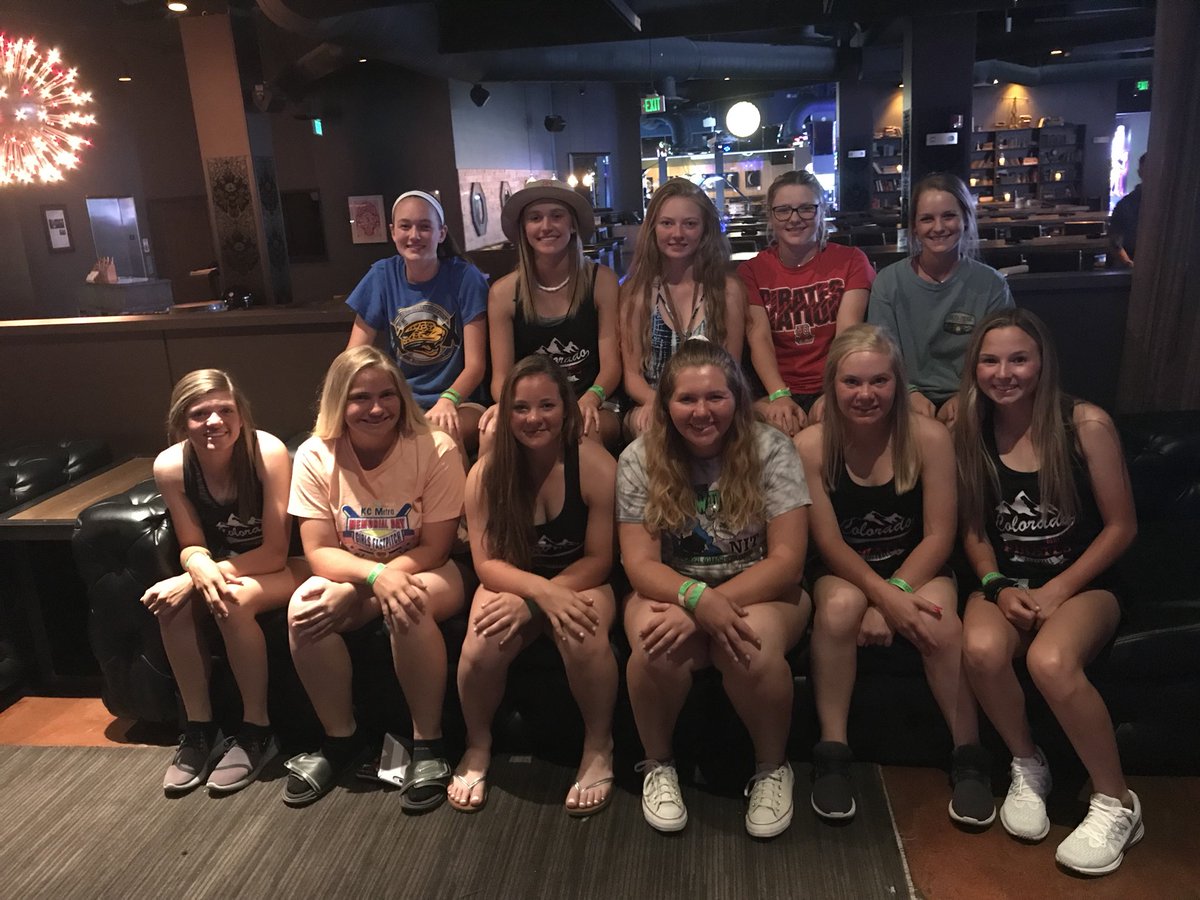 SLPsoftball's tweet photo. Team bowling night ❤️ #Pirates https://t.co/SY0R8BjB8J