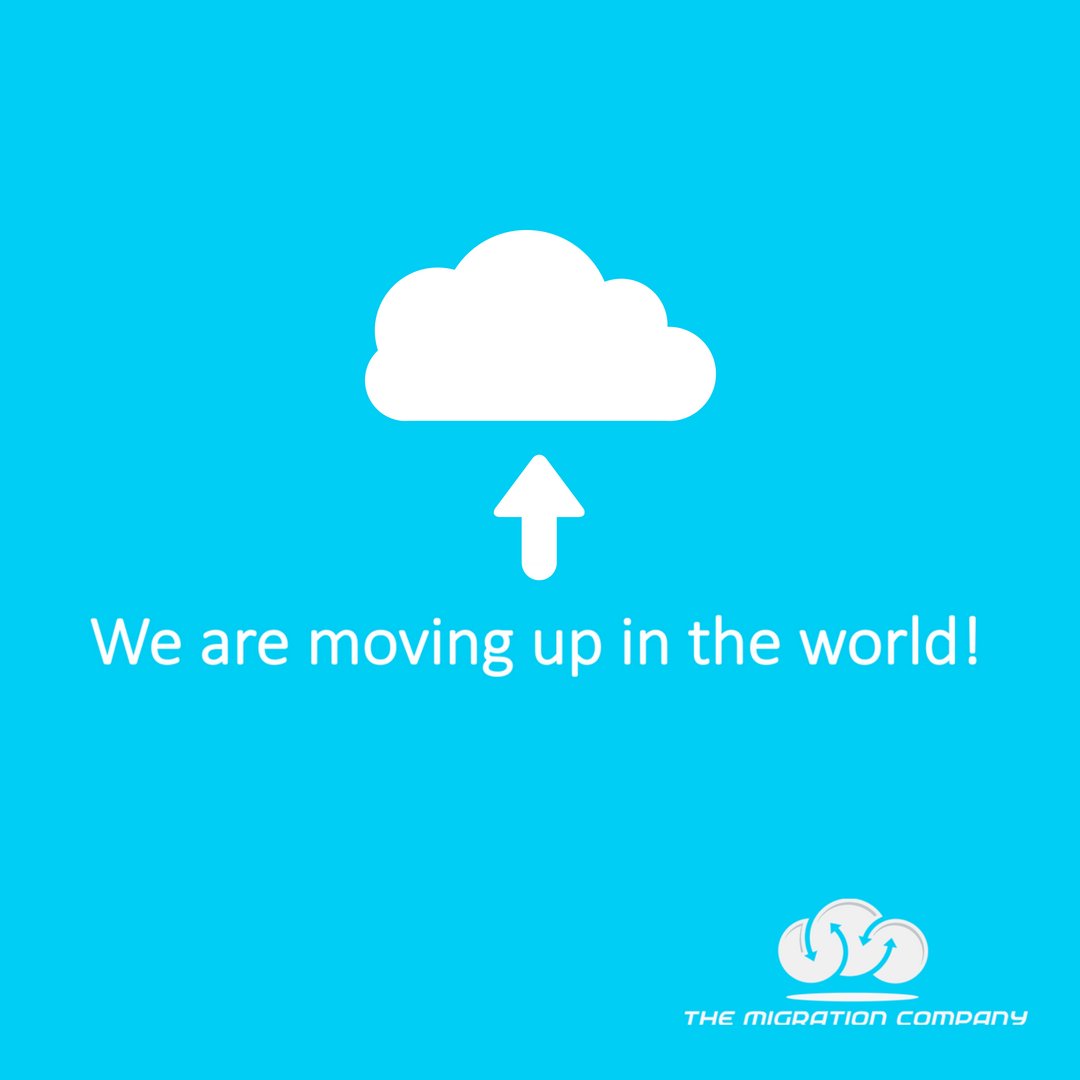 Big things are happening, join us in the cloud!
#movingup #tothecloud