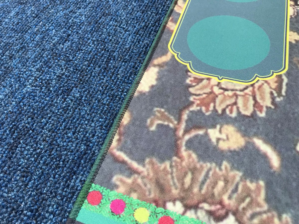 joejiang20's tweet image. This is a custom-made game pad#PLAYMAT for a card game called #JAIPUR, with clear printing and a smooth surface.#CUSTOMMAT  #CUSTOMPLAYMAT