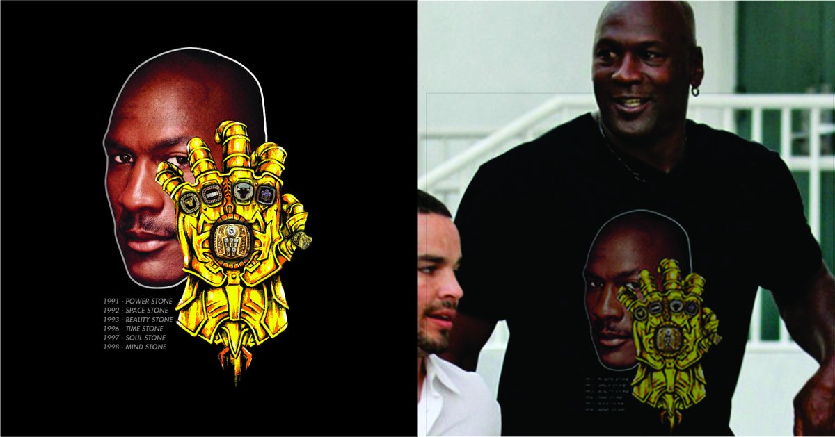 teespring_promo's tweet photo. Did you know that #Michael #Jordan's championship rings are Infinity Stones?
This t-shirt proves it!

GET YOURS NOW! NOT AVAILABLE IN STORES
➤ https://t.co/etr6KPdUob
#michaeljordan #chicagobulls #airjordan #GOAT https://t.co/MeXRnMzlC3