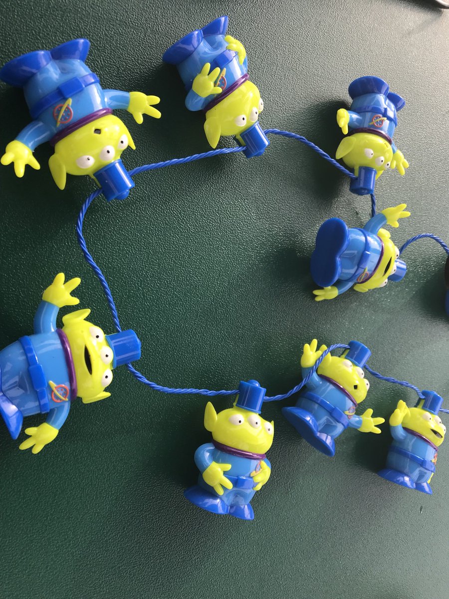 Nothing better than free party swag… light up alien necklace!!!