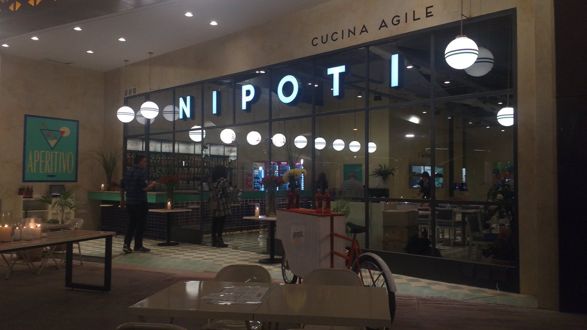 MendozaShopping's tweet photo. Ahora vas a poder probar la mejor cuisine italiana de #Nipoti en el #DistritoShoppingFood de #NuestroShopping https://t.co/zpbLw5RgLm