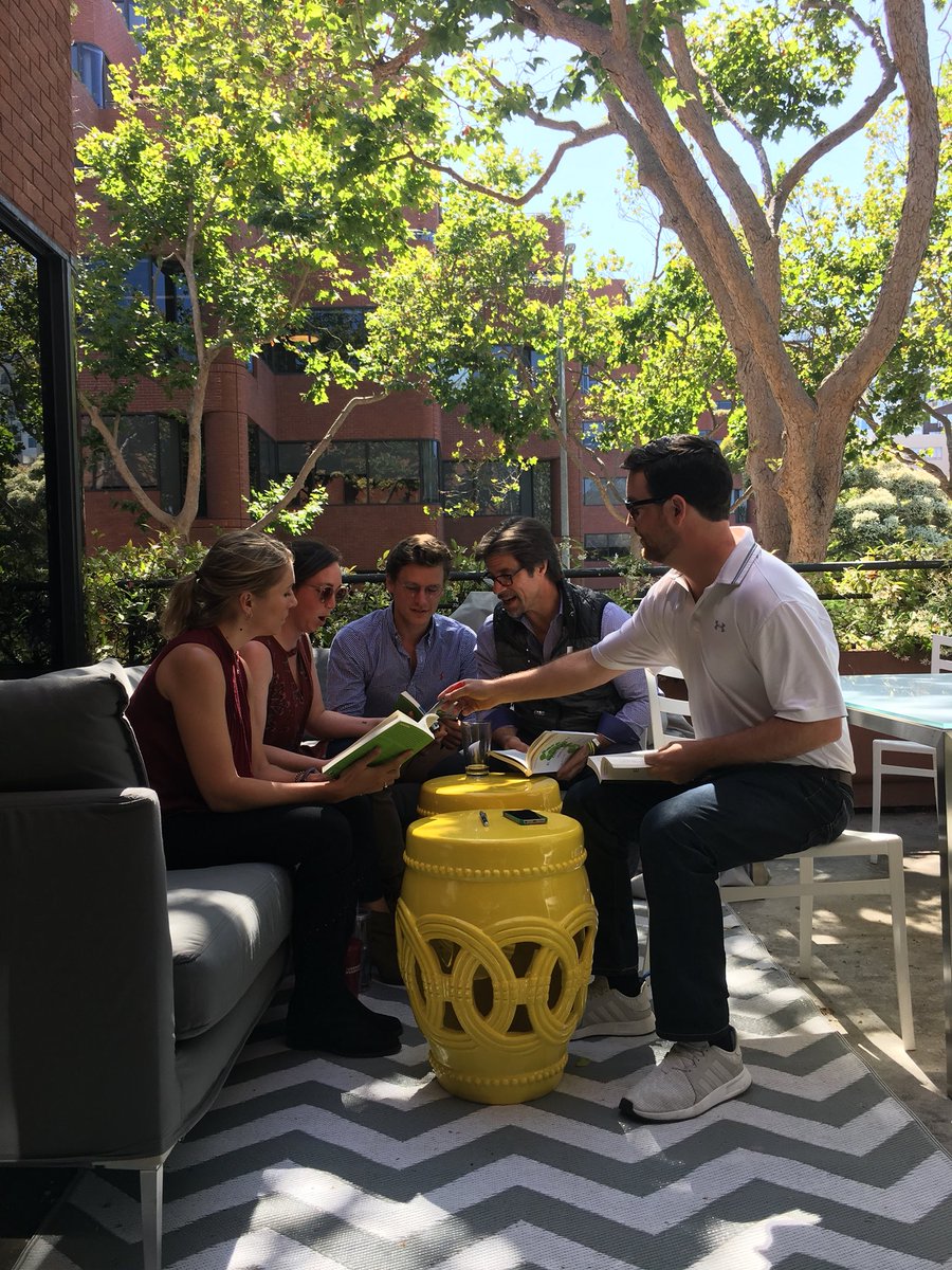 BCCIbuilders's tweet photo. First installment of our sustainability book club. Thanks @teamstok for the reading material #ExplosionGreen @USGBC @davidgottfried https://t.co/fh5Xc8AvwT