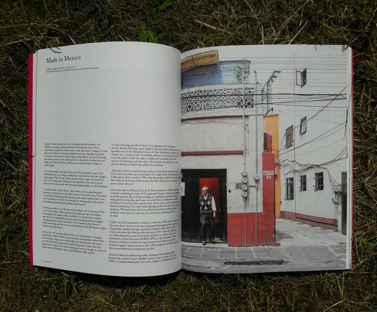 Every city has its Bohemian quarter, in Mecico City it is Coyoacán. Here lived Frida Kahlo, Diego Rivera and Leon Trotsky. Its coffee shops the haunt of intellectuals. <a href="/DriftNY/">Drift</a> #coffee #CDMX