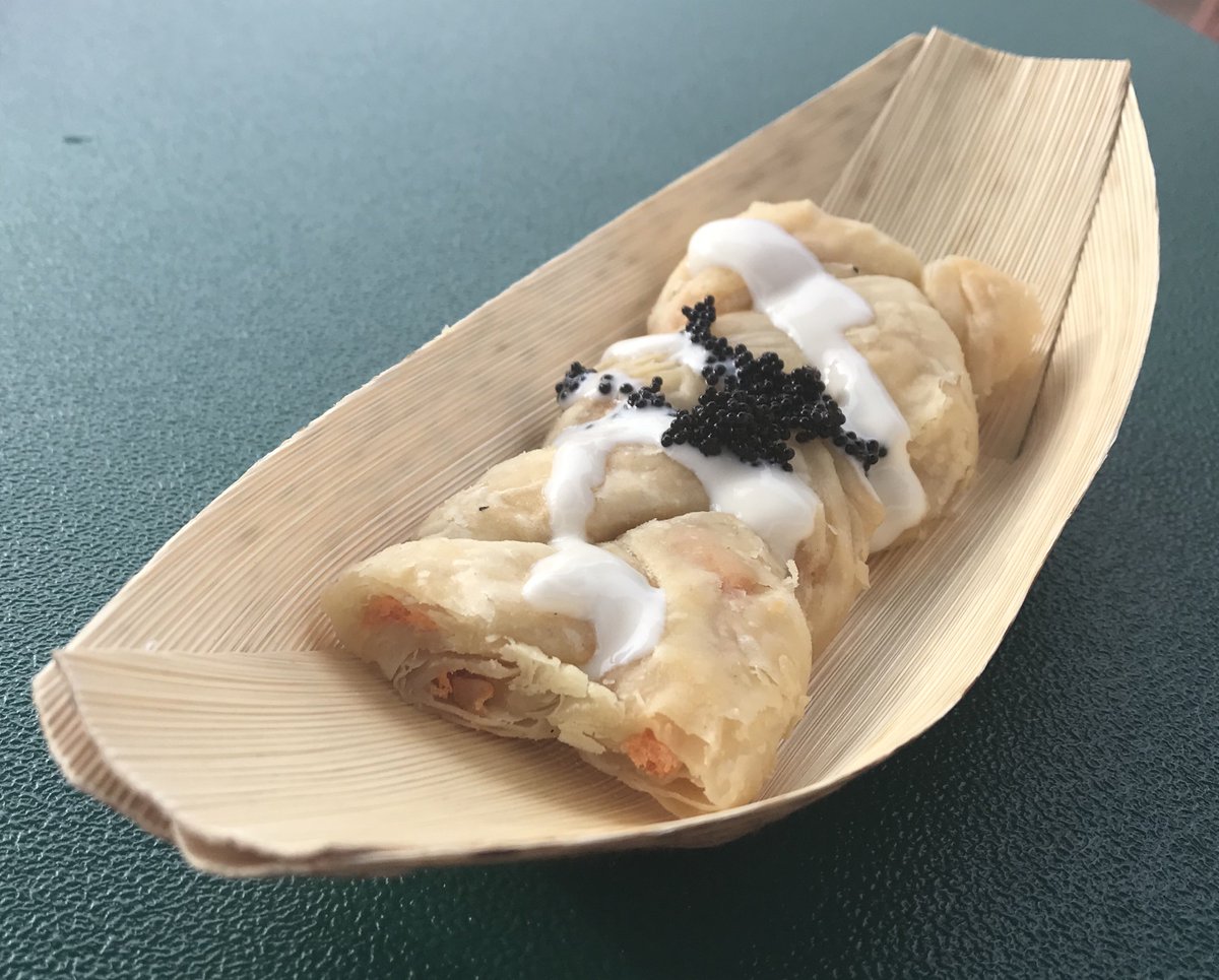 Food is served!!!    Lobster twist with caviar….