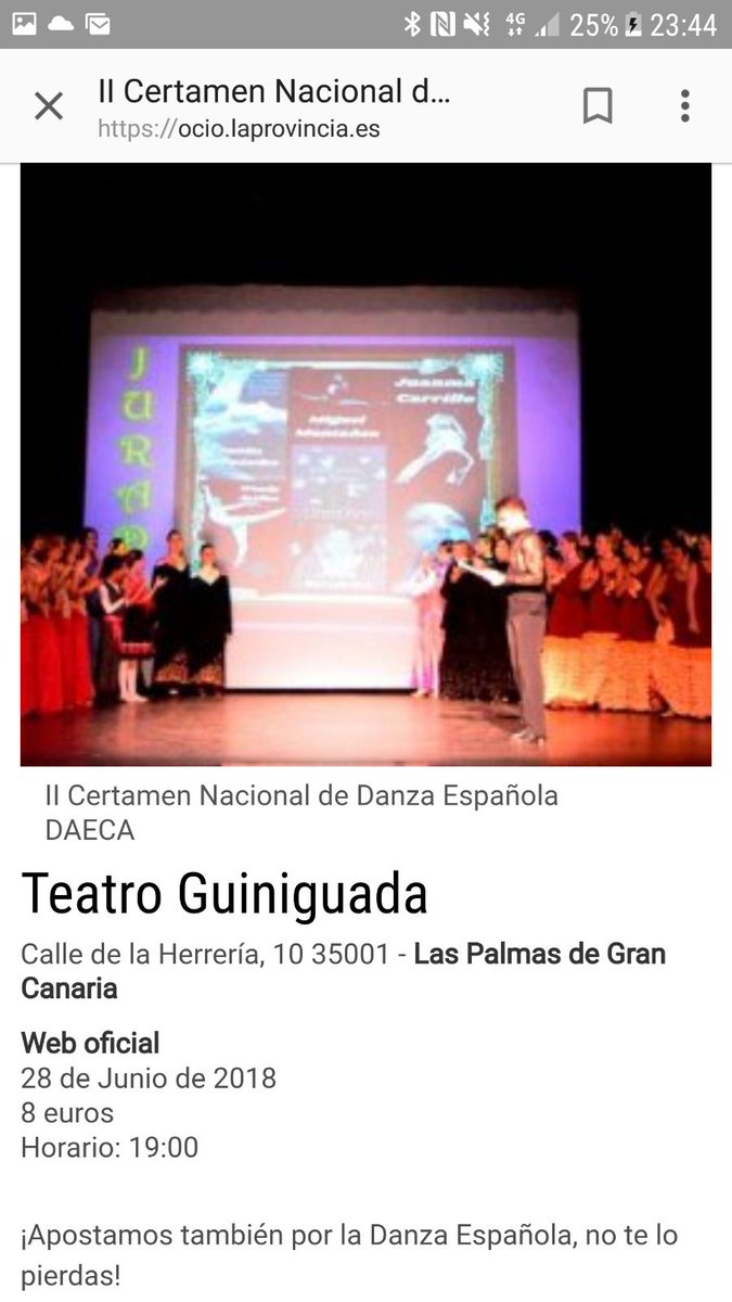 txevirro's tweet photo. #DAECA Certamen de Danza Española de Canarias. Las representantes de #Grupoazahartfe obtienen el tercer puesto en el certamen celebrado esta noche en #TeatroGuiniguada https://t.co/ERU9KTZtSo
