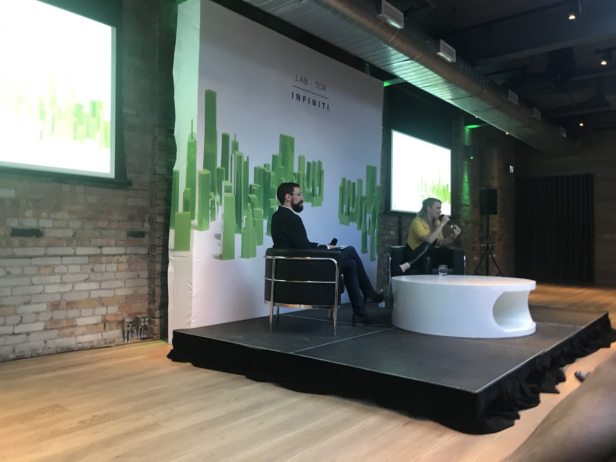 AlexanderGlista's tweet photo. From caviar farmer, to a Dragon’s Den host, @MicheleRomanow chats about innovation and growing businesses at @infiniti_lab! #infinitilab https://t.co/88ZdZNs2xt