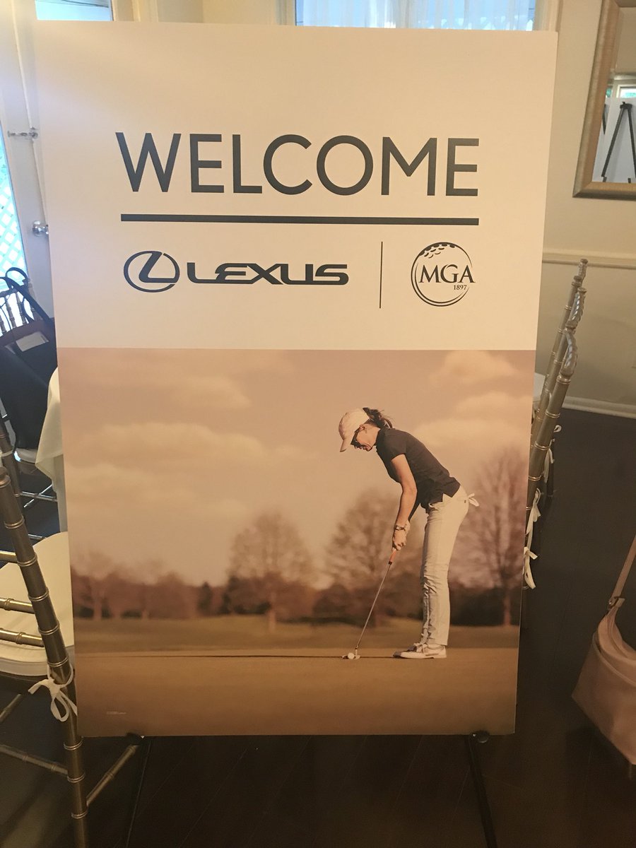 MGA1897's tweet photo. Excited to team up with @Lexus for our Intro to Women’s Golf Clinic at Smithtown Landing this afternoon! The group was busy learning some basics with Master Instructor Michael Hebron on the range. https://t.co/7mXfLZ7m1W