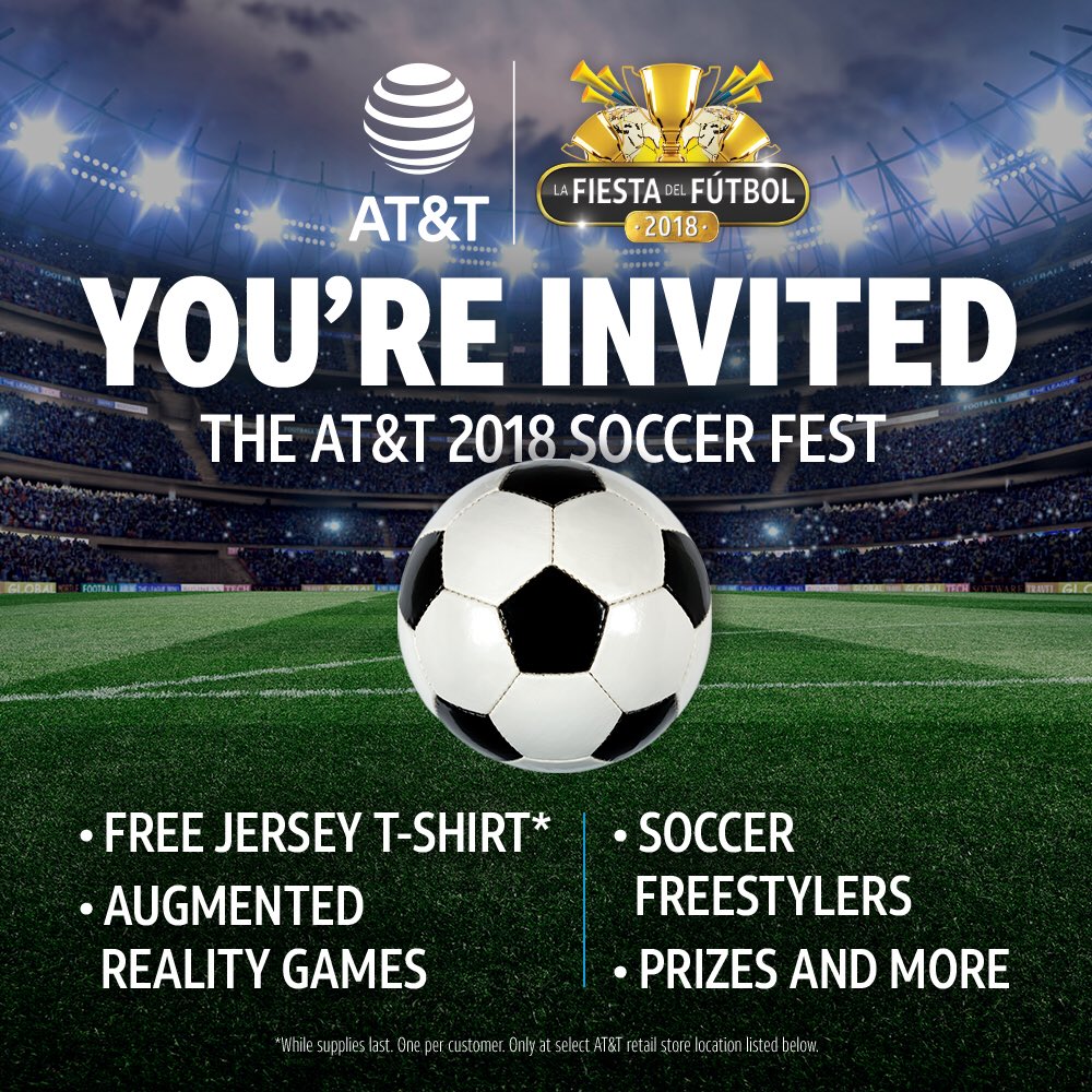 Lakes3Min's tweet image. Join us at your AT&amp;amp;T Store in Miami Lakes!!! We will have a soccer event and you would have a chance to create your own Jersey!!! June 29th from 12:00PM till 4:00PM 5644 NW 167th Street Miami Gardens FL 33014 @Avi_Ciec_ARSM @CristySwink @efrenfavela @gm112h @TerronJernigan