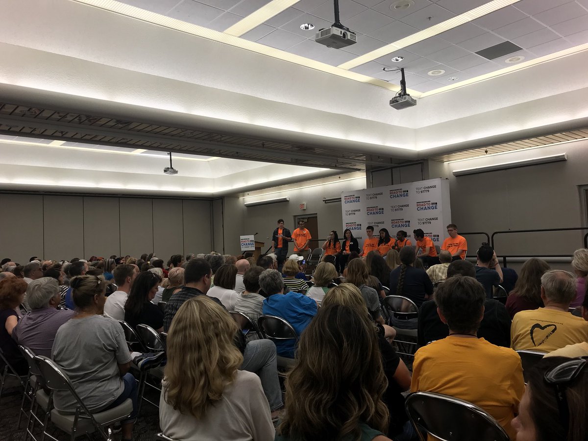 And our townhall has begun! We are more than grateful to connect with the people of Bismarck and learn to better understand one another.