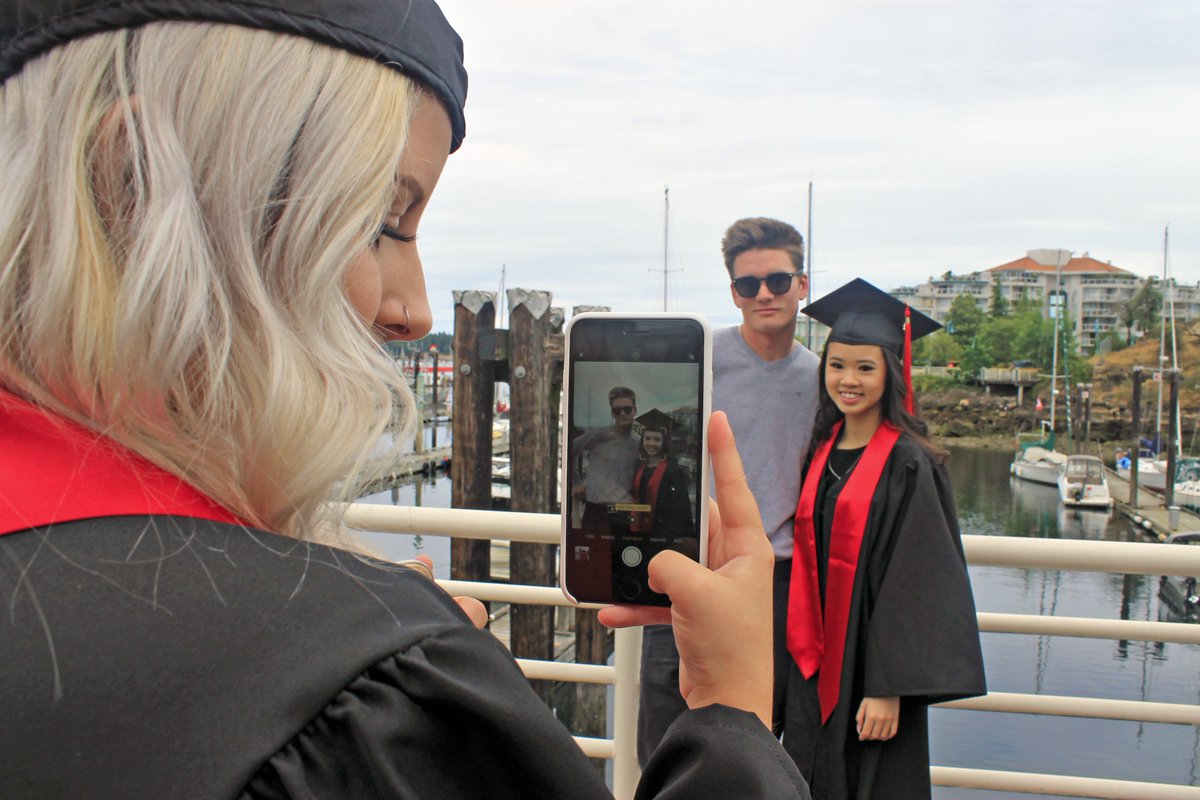 tamaracunning's tweet photo. Congrats Class of 2018! Students at Wellington, NDSS, John Barsby &amp; Dover Bay graduated today. #nanaimo @sd68bc @NanaimoBulletin https://t.co/I5ldAdkg9K