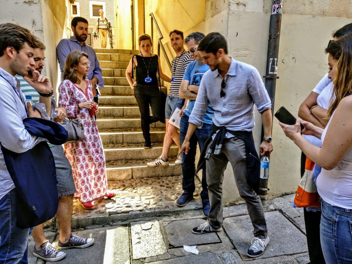 YesEuropeLab's tweet photo. #YesEuropeLab fellows explore the importance of a trustful environment that will allow them to expose themselves, share deep stories, take risks... Time for reflection: why are we here? What would be a success of #TheLabSegovia2018 https://t.co/SRvKgSgcTV