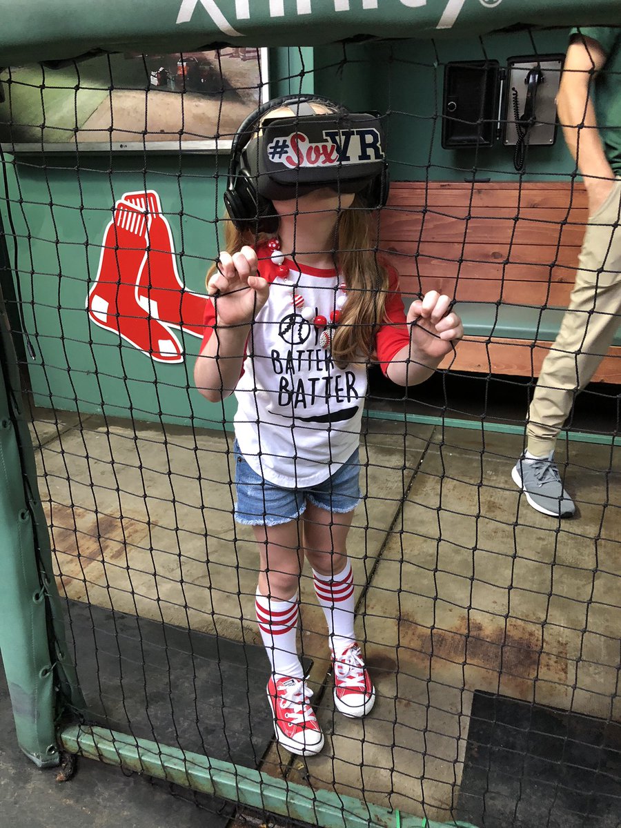 brentschmidt's tweet photo. #soxvr having fun at the @RedSox kids korner https://t.co/LAhNZfLWTC