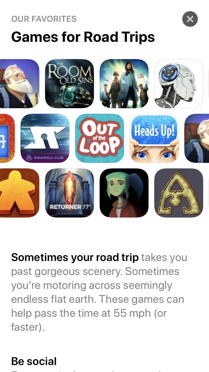 Loa_Gunnars's tweet photo. Hey! @torfias and I got featured as a good #roadtrip game on the @AppStore. Right in between party game masters Space Team and Heads Up! 🌟🌟🌟 https://t.co/xIy2YPO1ST