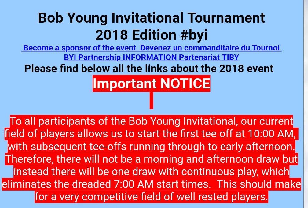 KapGolfClub's tweet photo. Bob Young Invitational 2018 - All you want to know important UPDATE!! https://t.co/mHhOD1Phs8 #golfkap via @KapGolfClub https://t.co/n3L5EFZDQB