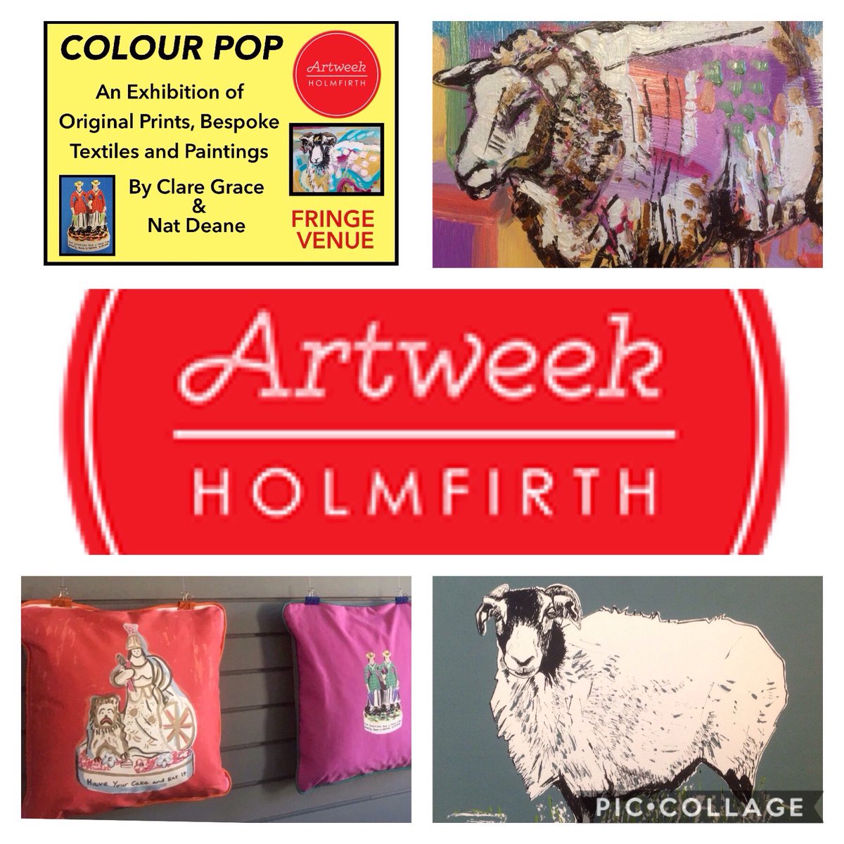 2 days until the Preview Event for my new exhibition 6-9 pm Sat 30th June #colourpop #oilpaintings #ScreenPrinting #bespoketextiles with #claregracedesigns #thepatternprincipke <a href="/HolmfirthArtWK/">Holmfirth Artweek</a> <a href="/yorkshire_art/">North Art</a> <a href="/yorkshirebox/">Yorkshire in a Box</a> <a href="/ArtYorkshire/">Art in Yorkshire</a> <a href="/yorkshire_hour/">#YorkshireHour</a> @PromoteYorks <a href="/YorInspired/">YorInspired</a>