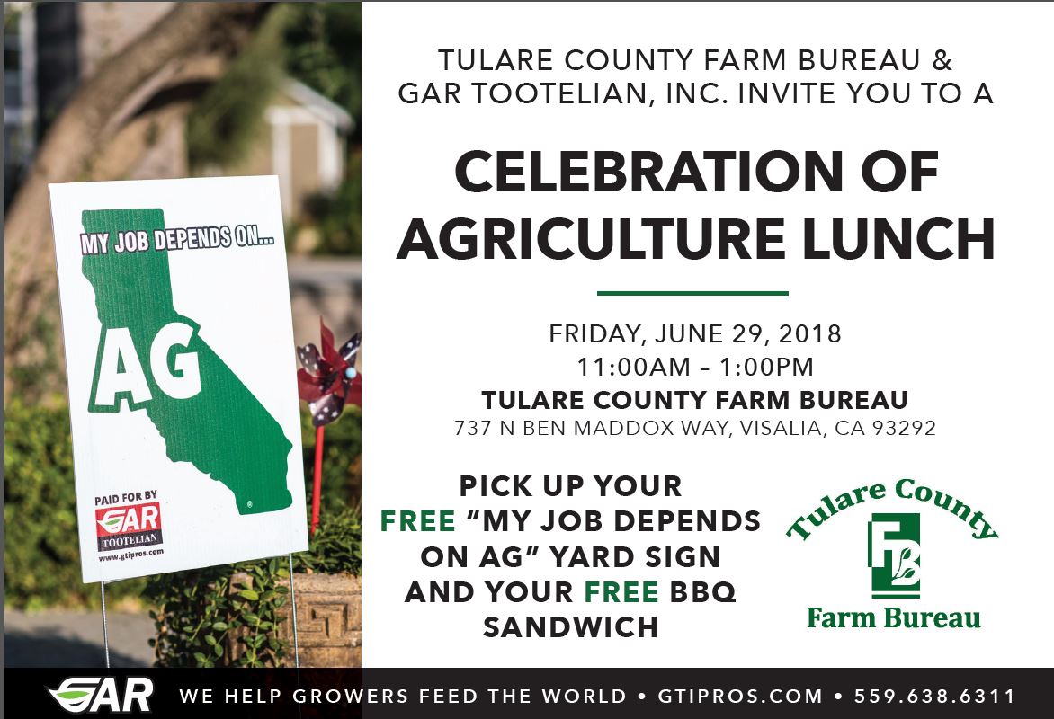 Tulare County Farm Bureau on Twitter "Stop by the TCFB office TOMORROW