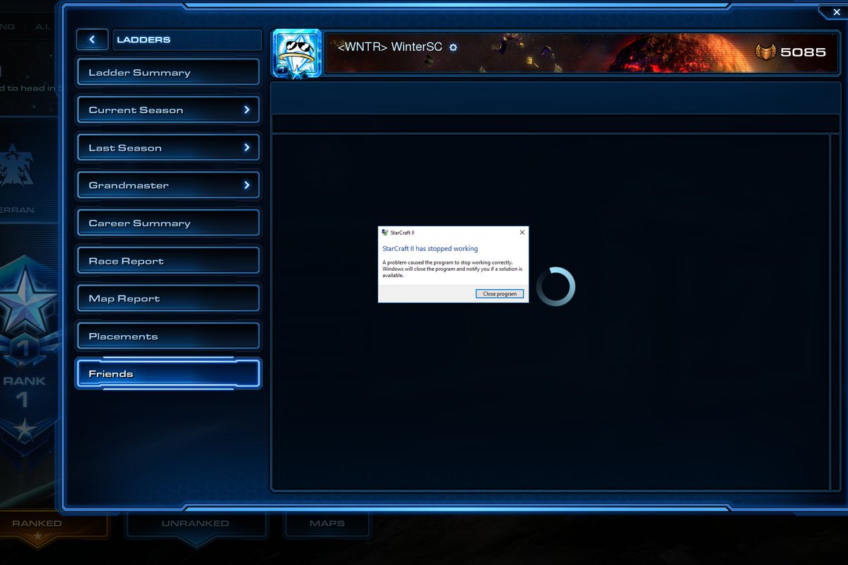 StarcraftWinter's tweet image. LOL I clicked the "Friends" Tab on the @starcraft profile because I forgot what it was actually supposed to show - and thankfully it is working as intended for top tier starcraft players!