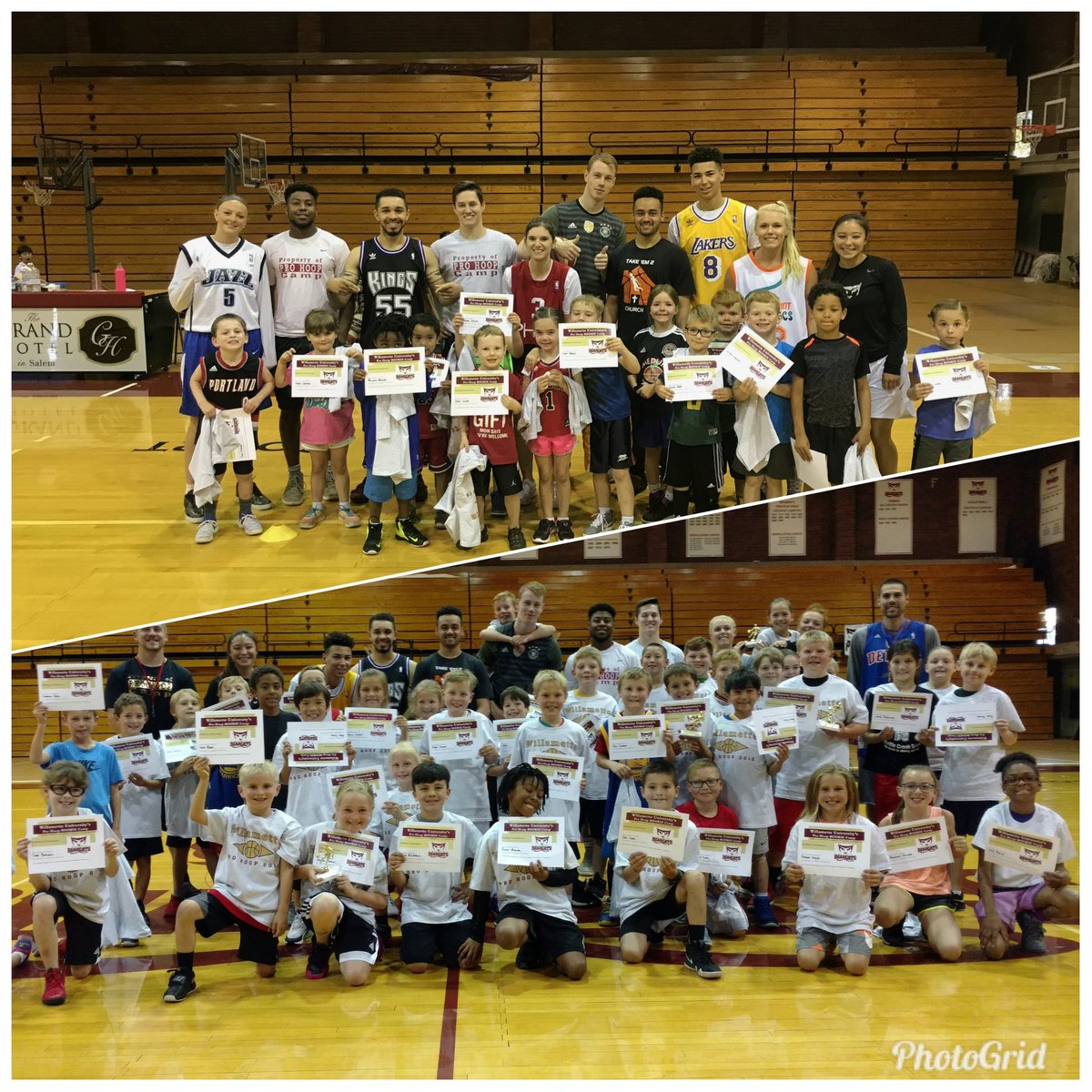WillametteMBB's tweet photo. Awesome groups, great camp! #ProHoop2018 Rookie Week https://t.co/tvIu8GVo4j