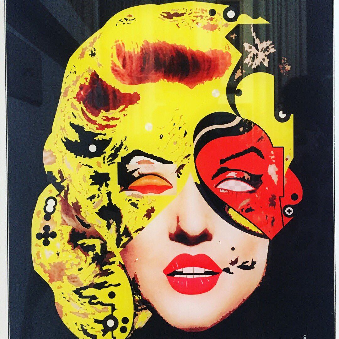 IsraelinMiami's tweet photo. Celebrating #Israelat70 through art at @sagamorehotel. Tonight, #Israel meets #Miami w/ #Israeli artist Tali Toledano &amp; #marilynmonroe. https://t.co/uOjc5OmI4d