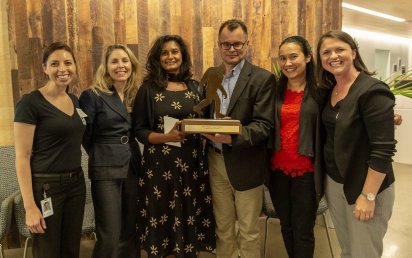 It's worth pointing out that @Litespritegames founder Swatee Surve (in the middle) was the only female presenter/founder out of the #TRAILScompetition five finalists, and she won! Congrats again! #WomenInTech #womenleaders