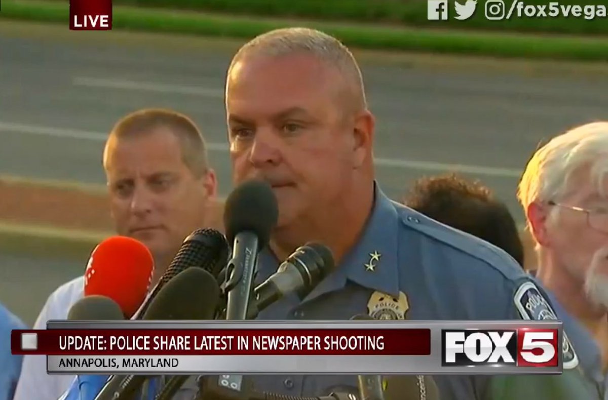 #CapitalGazette received threats via social media from shooter