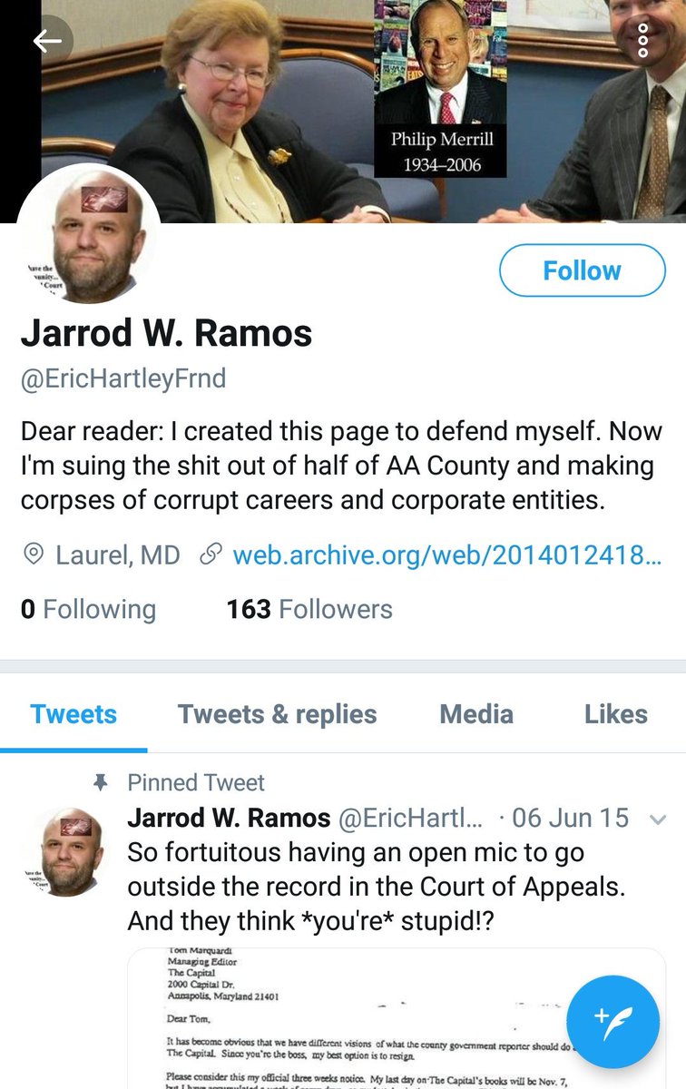 This appears to be Jarrod Warren Ramos' last tweet