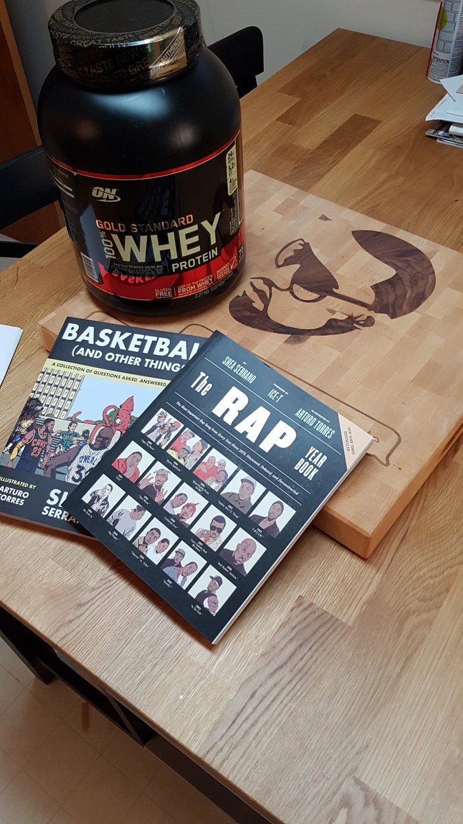 Amazon calling this the @SheaSerrano combo. Eat big, read big, get huge #arrivedtoday