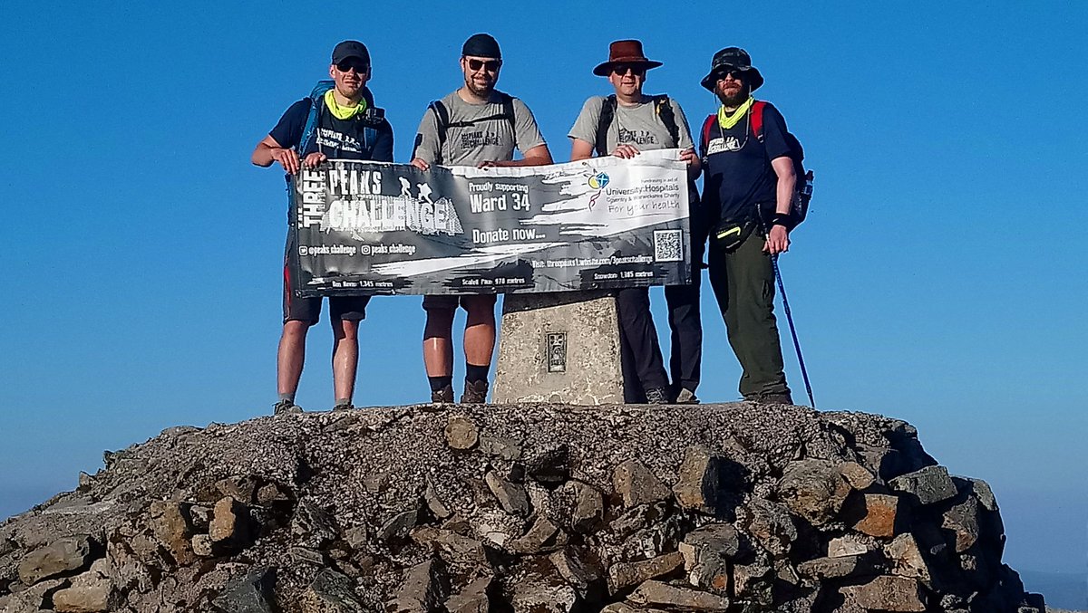 peaks_challenge's tweet photo. Ben Nevis #done and dusted he's ding to #scafellpike #3peakschallenge raising money for @UHCWCharity @ChSuptTodd https://t.co/lhYYv10G4a