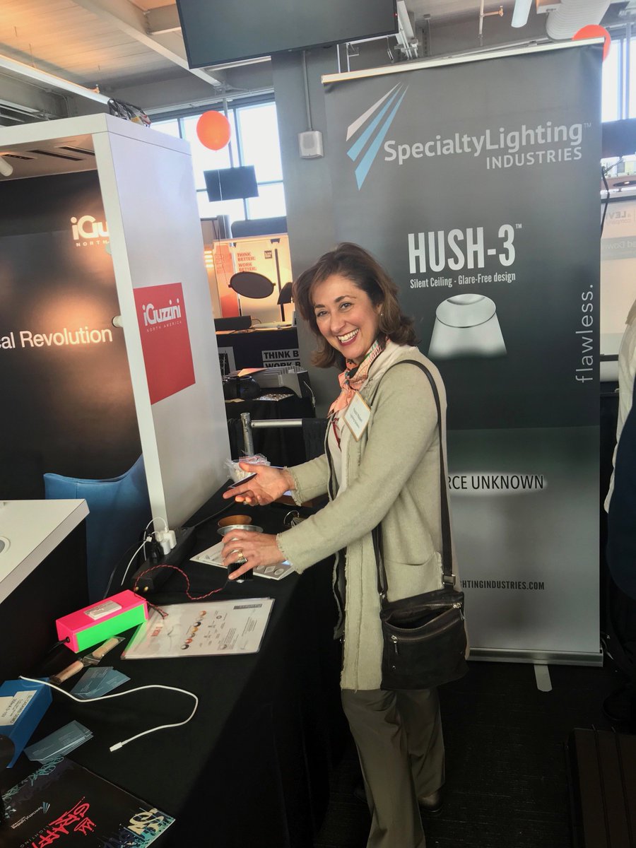 More fun from today at the Light! Design Expo #IESSF #Light!2018