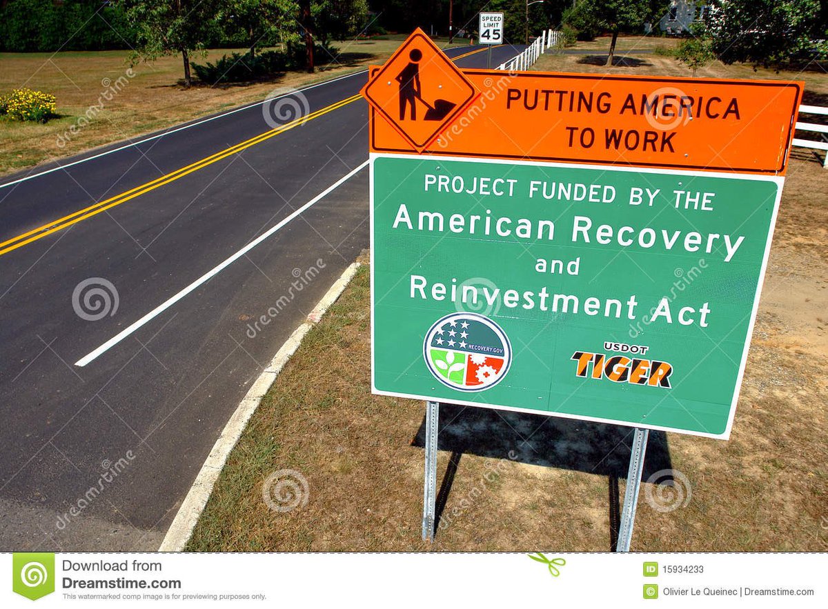 American Recovery and Reinvestment Act (ARRA), enacted by the U.S. Congress & signed into law by Pres. Barack Obama in 2009, designed to stimulate the U.S. economy by saving jobs jeopardized by the Great Recession of 2008–09 and creating new jobs  #DemHistory  #ForAll