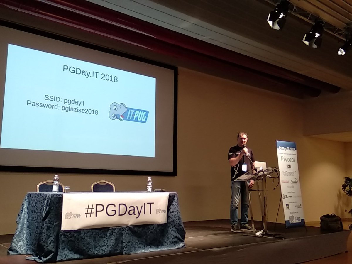 #PGDayIT si comincia