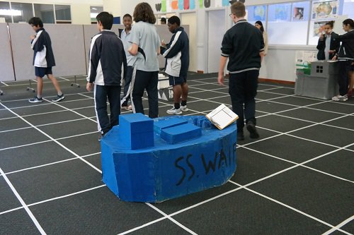 Congrats Ms Lindorff and Mr Bray yr 9 Work Studies students who used team work &amp; STEM learning in Work Studies for <a href="/ptechaustralia/">P-TECH Australia</a> Battleship Challenge (&amp; some very precise math for a perfect grid) Thanks P-TECH Partners <a href="/austal/">Austal</a> <a href="/Datacom/">Datacom</a> @CivmecCE  for some great advice &amp; prizes!