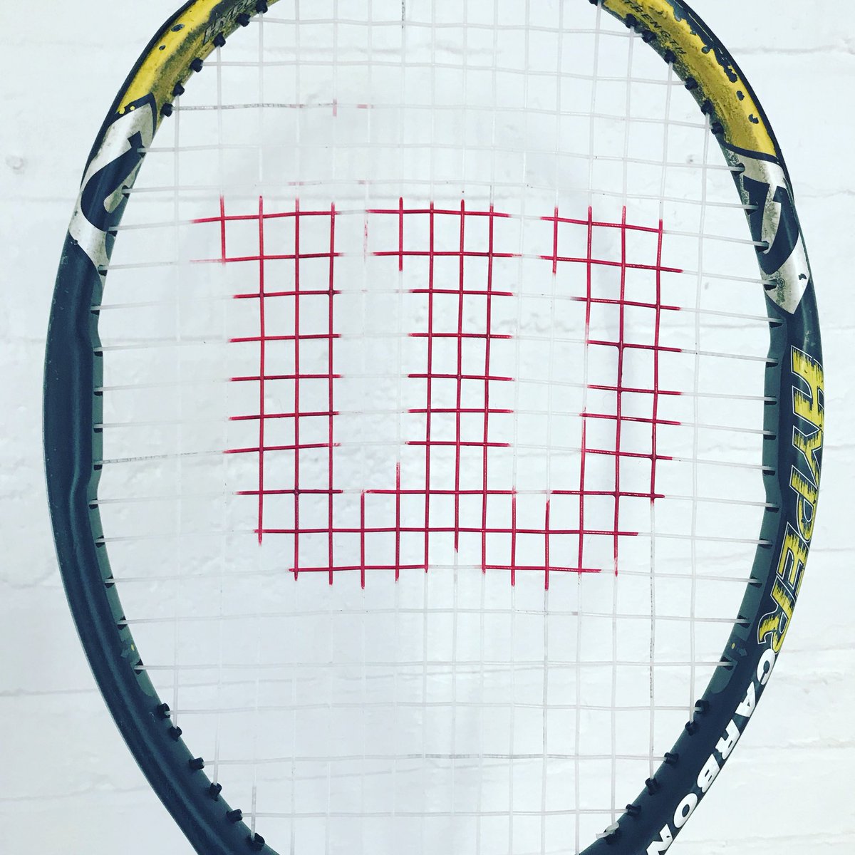 encoretennisjim's tweet image. @encoretennis racket re-string completed for @carlisleparktennis customer.  Why not give your racket re-strung for the summer and give it a fresh lease of life #tennishampton #restring #carlisleparktennis #carlislepark