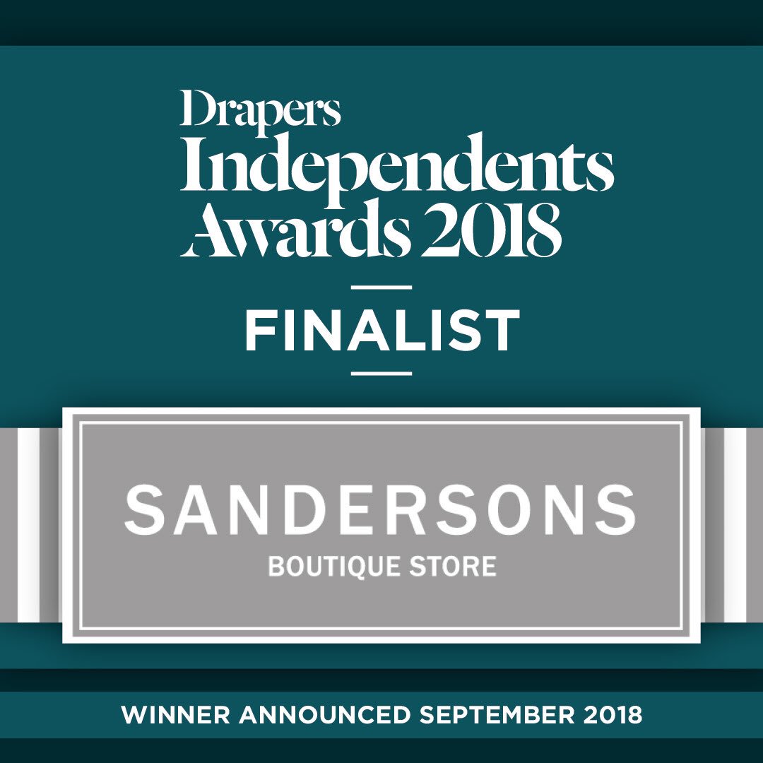 SandersonsStore's tweet image. We are delighted to announce that our lovely store has been shortlisted in the @Drapers #DrapersIndies awards in the Best New Business Category ❤️😀