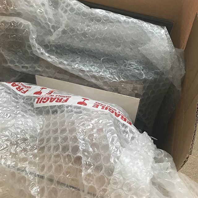 Yes this is a boring photo but what’s inside is very exciting! Poppy prints arrived &amp; will be available very soon #affordableart #poppies #artoftheday #homedetails #paintings ift.tt/2lJtTpM