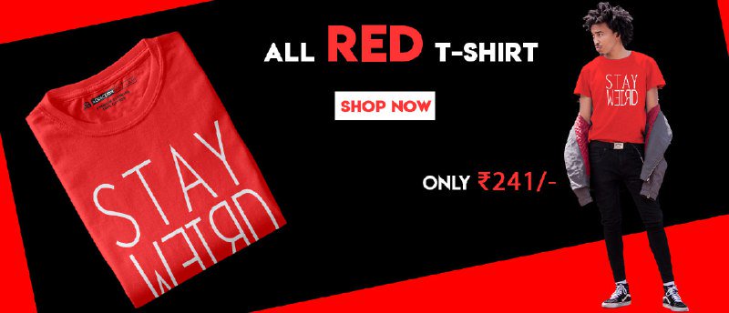 addictionbazar's tweet photo. LIMITED PERIOD OFFER!!! Stay weird guys with our ALL RED T-SHIRT @₹241/- only. Offer valid till 6th July only @addictionbazaa1
#stayweird #allred #addictionbazaar #customizedstore #cutomizedtshirts #thsirtforyou #designoftheweek #design
COD - Available (Prepaid FREE DELIVERY) https://t.co/UaOr2tkyMt